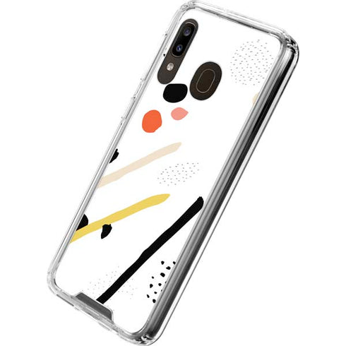 Dots and Dashes Galaxy A30 Clear Case