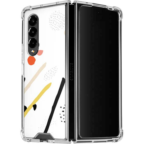 Dots and Dashes Galaxy Z Fold4 5G Clear Case