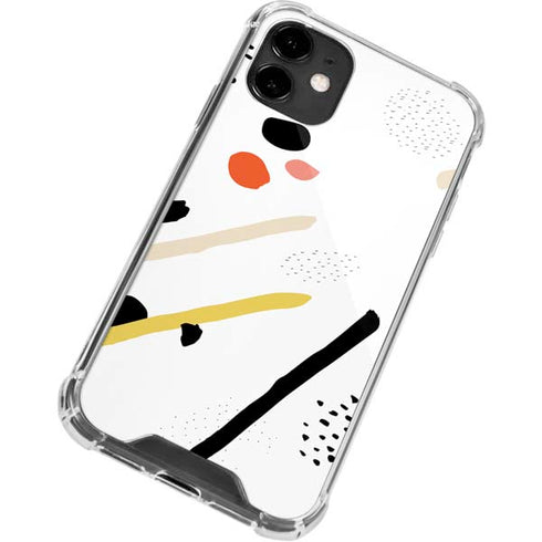 Dots and Dashes iPhone 12 Clear Case