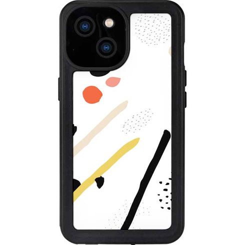 Dots and Dashes iPhone 13 Mini Waterproof Case