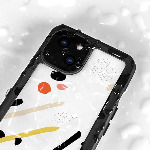Dots and Dashes iPhone 13 Mini Waterproof Case