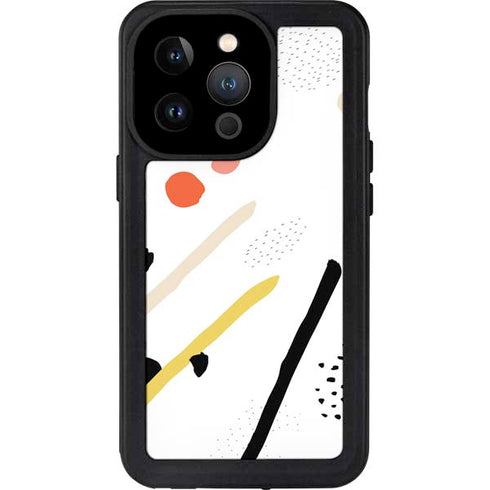 Dots and Dashes iPhone 14 Pro Waterproof Case