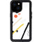 Dots and Dashes iPhone 15 Waterproof Case