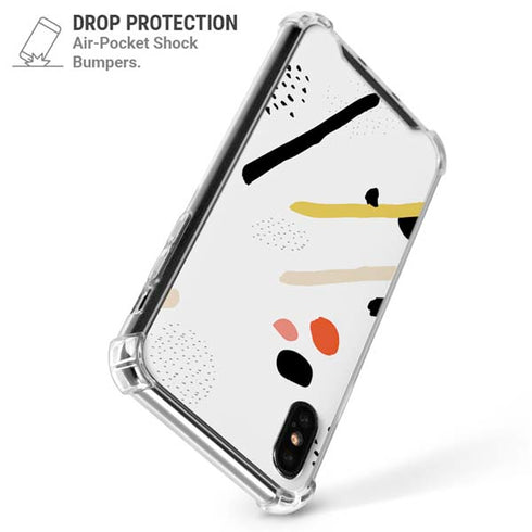 Dots and Dashes iPhone XS Max Clear Case