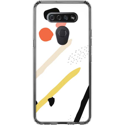 Dots and Dashes LG K51/Q51 Clear Case