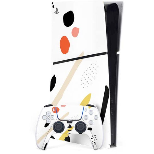 Dots and Dashes PS5 Slim Digital Edition Console Skin