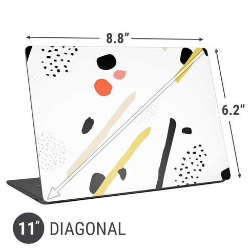 Dots and Dashes Universal Laptop 11in (8.8 x 6.2in) Skin