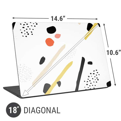 Dots and Dashes Universal Laptop 18in (14.6 x 10.6in) Skin