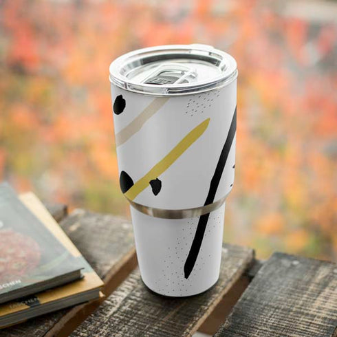 Dots and Dashes Yeti 30oz Rambler Tumbler Skin