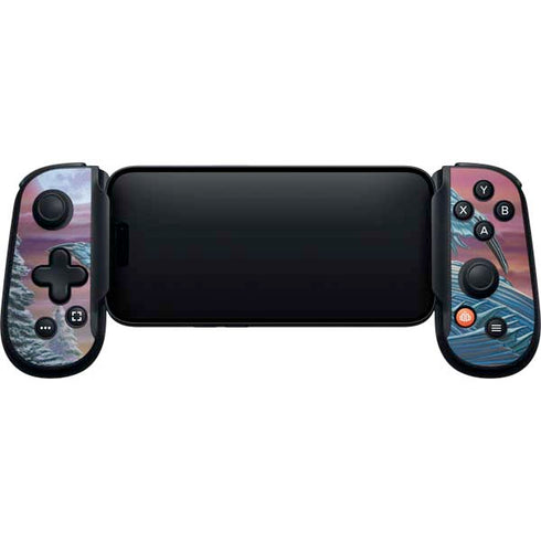 Dragon and the Wolf by Ed Beard Jr Backbone One for iPhone Game Controller Skin