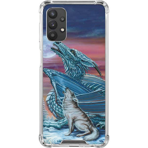 Ed Beard Jr. Dragon and the Wolf Galaxy A32 5G Clear Case