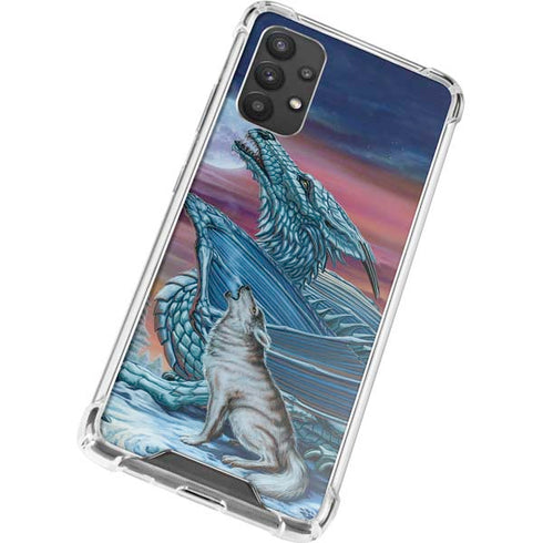 Ed Beard Jr. Dragon and the Wolf Galaxy A32 5G Clear Case