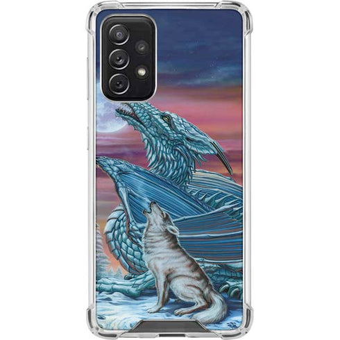 Ed Beard Jr. Dragon and the Wolf Galaxy A72 5G Clear Case