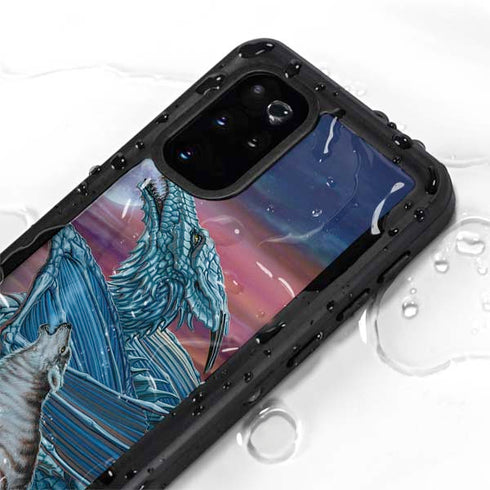 Ed Beard Jr. Dragon and the Wolf Galaxy S20 Plus Waterproof Case