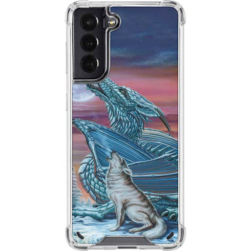 Ed Beard Jr. Dragon and the Wolf Galaxy S21 5G Clear Case