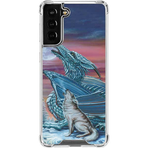 Ed Beard Jr. Dragon and the Wolf Galaxy S21 FE Clear Case