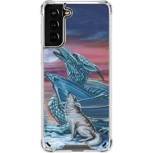 Ed Beard Jr. Dragon and the Wolf Galaxy S21 Plus 5G Clear Case