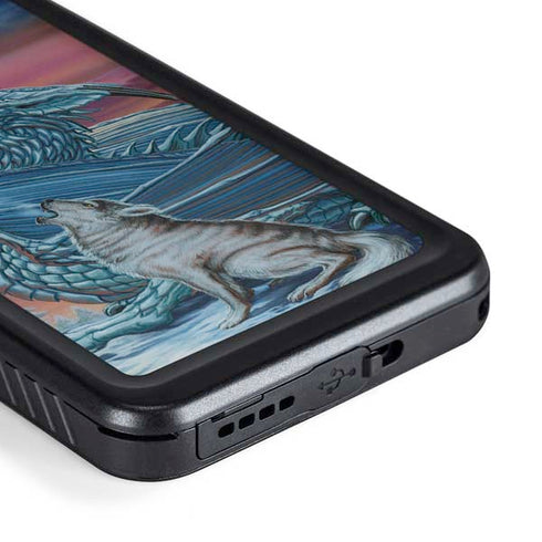 Ed Beard Jr. Dragon and the Wolf Galaxy S23 Plus Waterproof Case