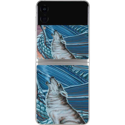 Ed Beard Jr. Dragon and the Wolf Galaxy Z Flip3 5G Skin