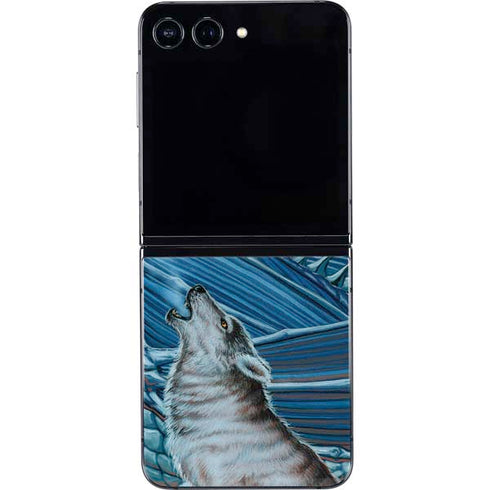Dragon and the Wolf by Ed Beard Jr Galaxy Z Flip5 5G Skin