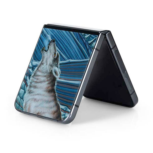 Dragon and the Wolf by Ed Beard Jr Galaxy Z Flip5 5G Skin