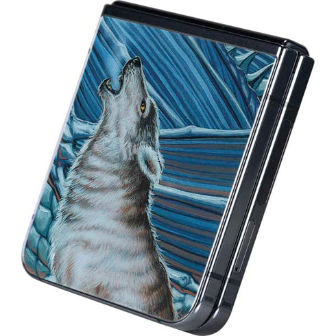 Dragon and the Wolf by Ed Beard Jr Galaxy Z Flip5 5G Skin