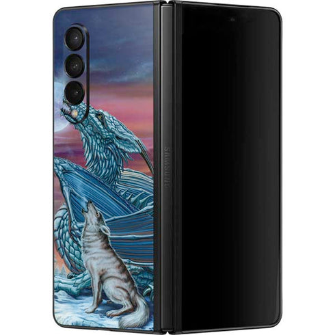 Ed Beard Jr. Dragon and the Wolf Galaxy Z Fold3 5G Skin