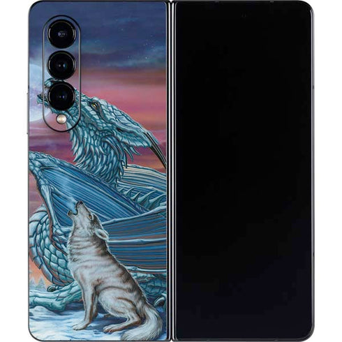 Ed Beard Jr. Dragon and the Wolf Galaxy Z Fold4 5G Skin