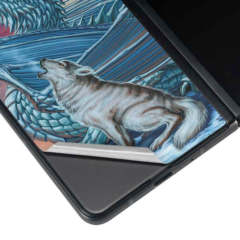 Ed Beard Jr. Dragon and the Wolf Galaxy Z Fold4 5G Skin