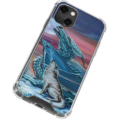 Ed Beard Jr. Dragon and the Wolf iPhone 14 Plus Clear Case