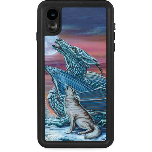 Ed Beard Jr. Dragon and the Wolf iPhone XR Waterproof Case