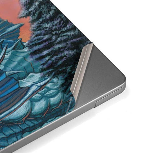 Dragon and the Wolf by Ed Beard Jr MacBook Pro 14in (2021-24) Skin