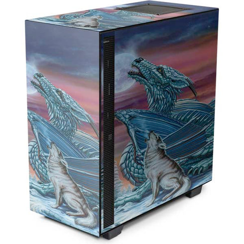 Ed Beard Jr. Dragon and the Wolf NZXT H510 Compact ATX Mid-Tower Case Skin