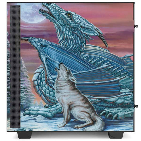 Ed Beard Jr. Dragon and the Wolf NZXT H510 Compact ATX Mid-Tower Case Skin
