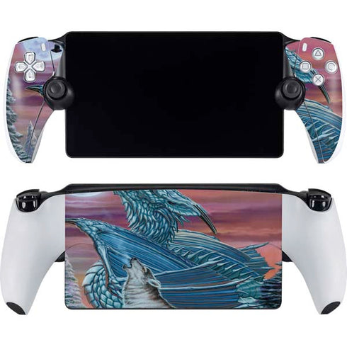 Dragon and the Wolf by Ed Beard Jr PlayStation Portal Remote Player Skin