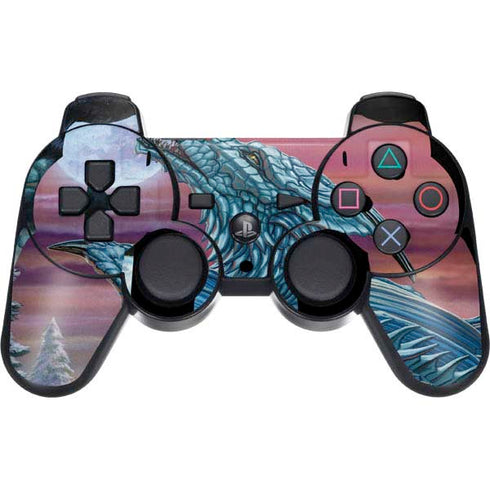 Ed Beard Jr. Dragon and the Wolf PS3 Dual Shock wireless controller Skin