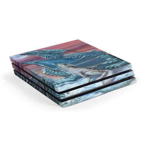 Ed Beard Jr. Dragon and the Wolf PS4 Pro Console Skin