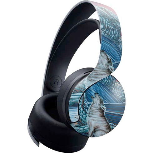 Ed Beard Jr. Dragon and the Wolf PULSE 3D Wireless Headset for PS5 Skin
