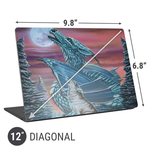 Ed Beard Jr. Dragon and the Wolf Universal Laptop 12in (9.8 x 6.8in) Skin