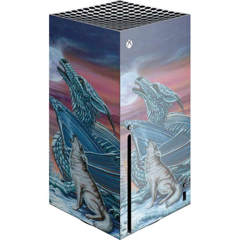 Ed Beard Jr. Dragon and the Wolf Xbox Series X Console Skin