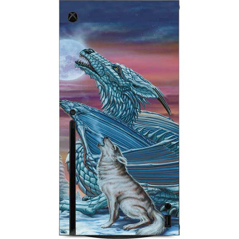 Ed Beard Jr. Dragon and the Wolf Xbox Series X Console Skin