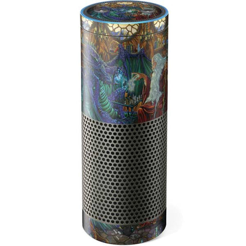 Ed Beard Jr. Dragon and Wizard Playing Chess Amazon Echo Skin