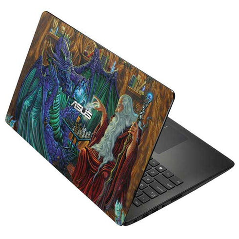 Ed Beard Jr. Dragon and Wizard Playing Chess Asus X502CA 15.6 Skin