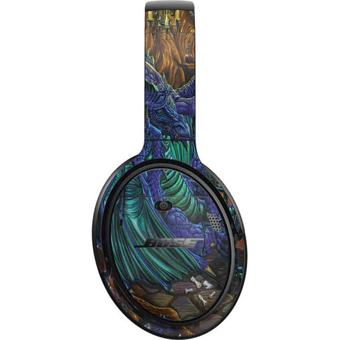 Ed Beard Jr. Dragon and Wizard Playing Chess Bose QuietComfort 35 Headphones Skin