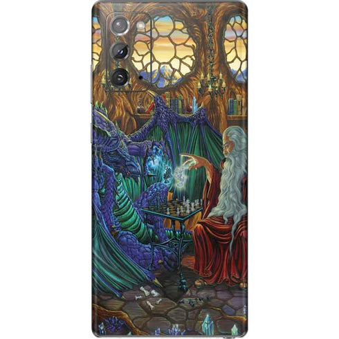 Ed Beard Jr. Dragon and Wizard Playing Chess Galaxy Note20 5G Skin