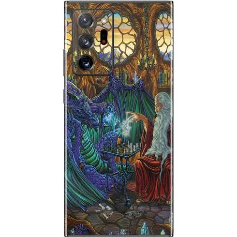 Ed Beard Jr. Dragon and Wizard Playing Chess Galaxy Note20 Ultra 5G Skin