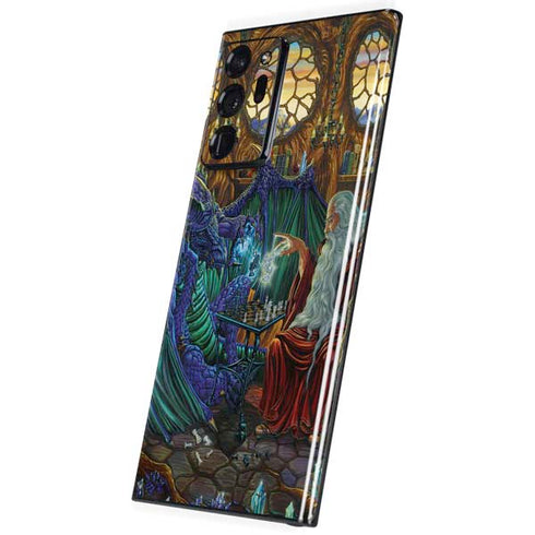 Ed Beard Jr. Dragon and Wizard Playing Chess Galaxy Note20 Ultra 5G Skin