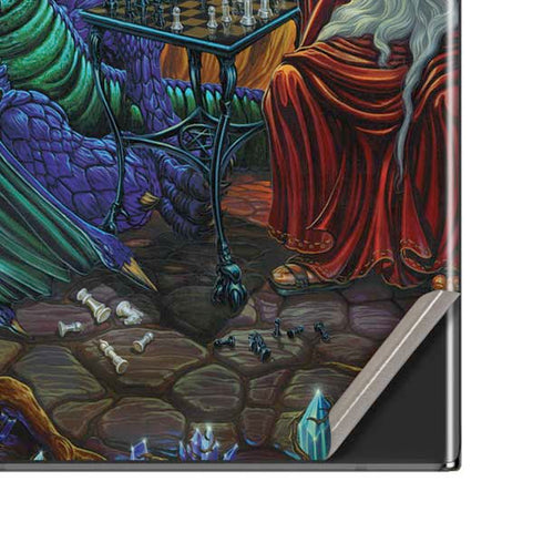 Ed Beard Jr. Dragon and Wizard Playing Chess Galaxy Note20 Ultra 5G Skin