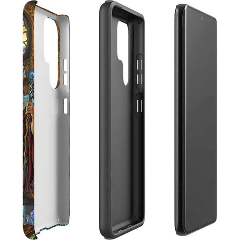 Ed Beard Jr. Dragon and Wizard Playing Chess Galaxy S22 Ultra Pro Case