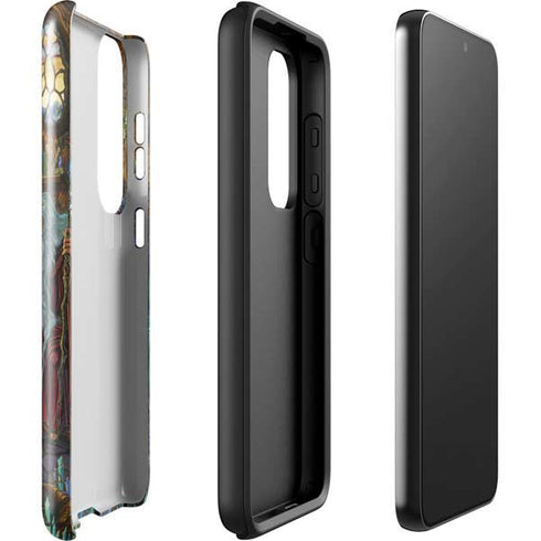 Ed Beard Jr. Dragon and Wizard Playing Chess Galaxy S23 Plus Pro Case